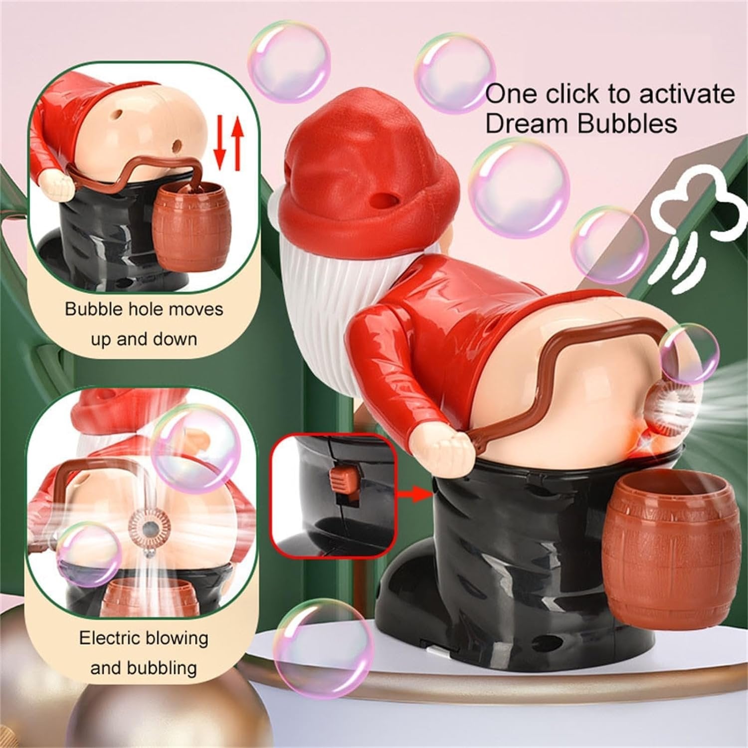 BubbleBlast™ - Santa Hilarious Fart Machine