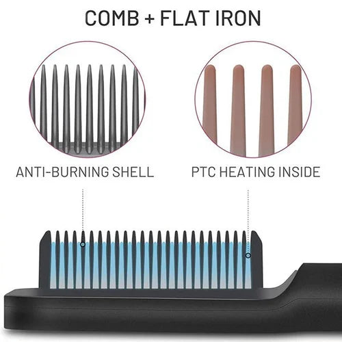 Quick Glam Hair Styling Comb