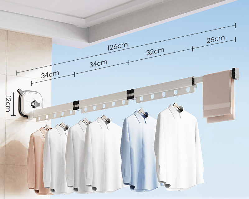 Retractable Clothes Drying Rack